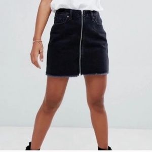 A&F Zoe Natural Rise Vintage A-Line Skirt